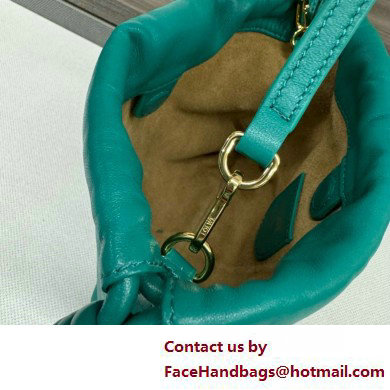 loewe Mini flamenco purse in mellow nappa lambskin 262333 Emerald Green 2025