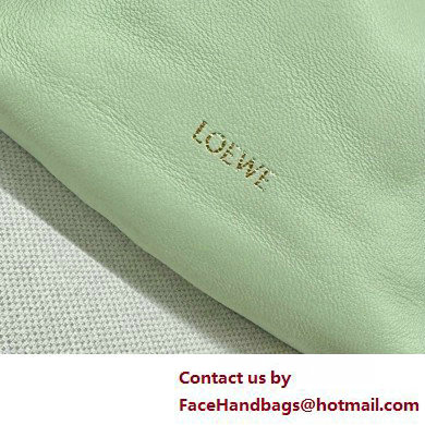 loewe Mini flamenco purse in mellow nappa lambskin 262333 mint green 2025