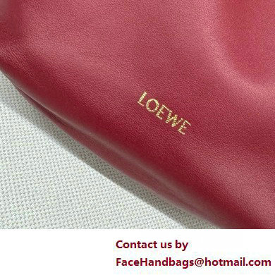 loewe Mini flamenco purse in mellow nappa lambskin 262333 red 2025