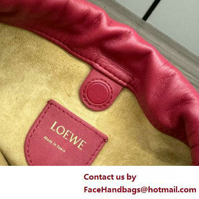 loewe Mini flamenco purse in mellow nappa lambskin 262333 red 2025