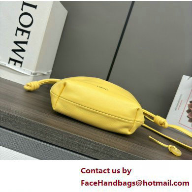 loewe Mini flamenco purse in mellow nappa lambskin 262333 yellow 2025