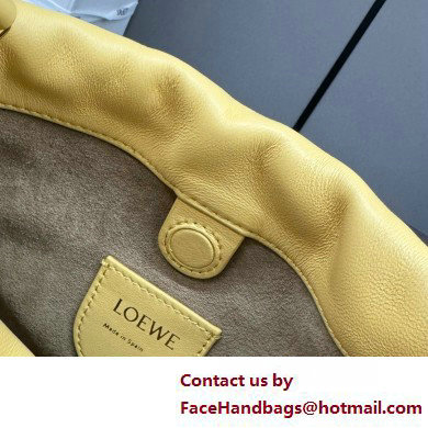 loewe Mini flamenco purse in mellow nappa lambskin 262333 yellow 2025