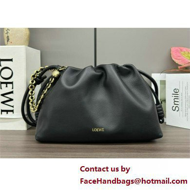 loewe flamenco purse in mellow nappa lambskin 012403 black 2025