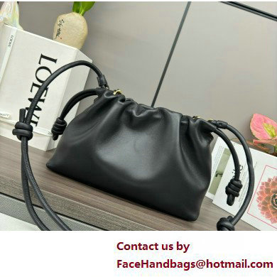 loewe flamenco purse in mellow nappa lambskin 012403 black 2025