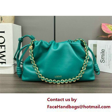 loewe flamenco purse in mellow nappa lambskin 012403 emerald green 2025 - Click Image to Close