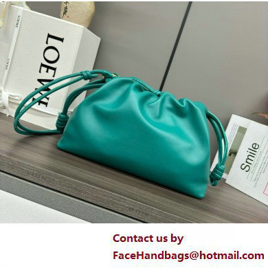 loewe flamenco purse in mellow nappa lambskin 012403 emerald green 2025