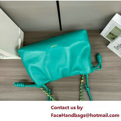 loewe flamenco purse in mellow nappa lambskin 012403 emerald green 2025