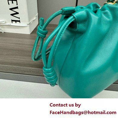 loewe flamenco purse in mellow nappa lambskin 012403 emerald green 2025