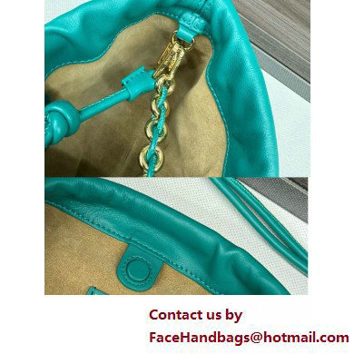 loewe flamenco purse in mellow nappa lambskin 012403 emerald green 2025