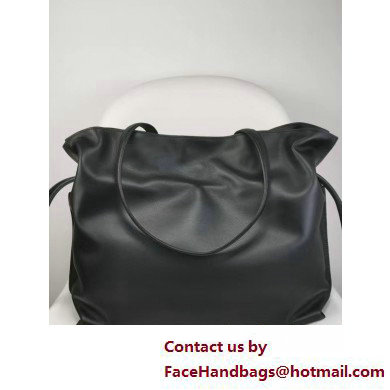 loewe large Flamenco clutch in nappa calfskin black 2025