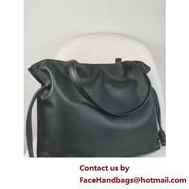 loewe large Flamenco clutch in nappa calfskin black 2025