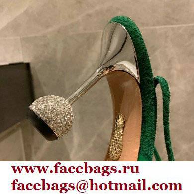 Aquazzura Heel 8.5cm PVC Nights Pumps Green 2022