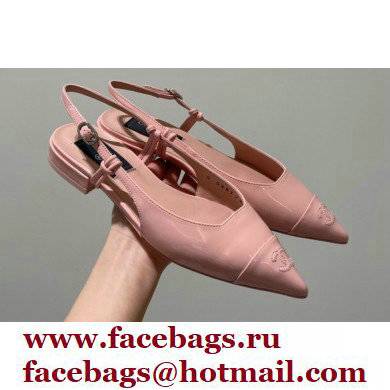 Chanel Open Shoes G38731 Patent Pink 2022