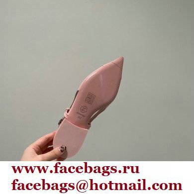 Chanel Open Shoes G38731 Patent Pink 2022