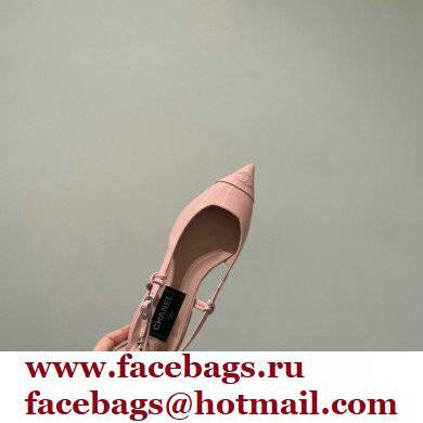 Chanel Open Shoes G38731 Patent Pink 2022