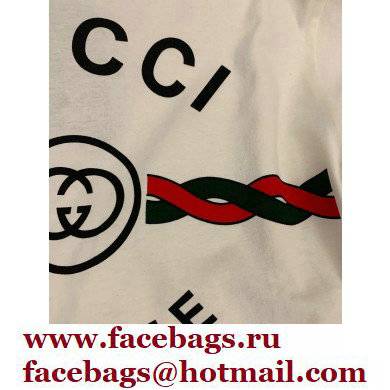 Gucci Cotton jersey 'Gucci Firenze 1921' T-shirt white 2022