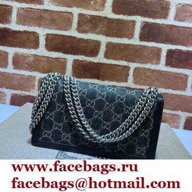 Gucci Dionysus Small GG Shoulder Bag 499623 GG Denim Black 2022