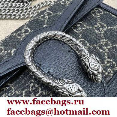 Gucci Dionysus Small GG Shoulder Bag 499623 GG Denim Black 2022