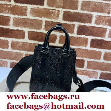 Gucci GG embossed mini tote bag 696010 Black 2022