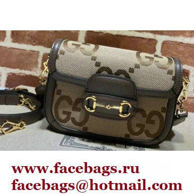 Gucci Horsebit 1955 jumbo GG mini bag 658574 2022