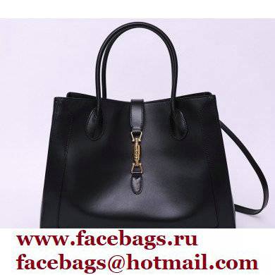 Gucci Jackie 1961 large tote bag 649015 Leather Black 2022