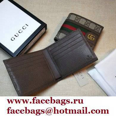 Gucci Ophidia GG wallet 597606 Brown 2022