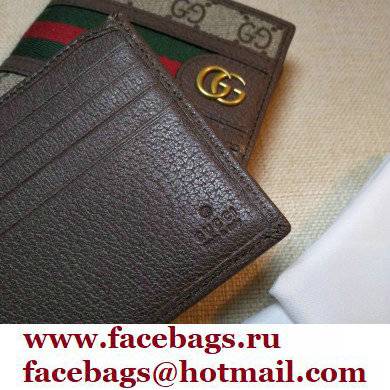 Gucci Ophidia GG wallet 597606 Brown 2022