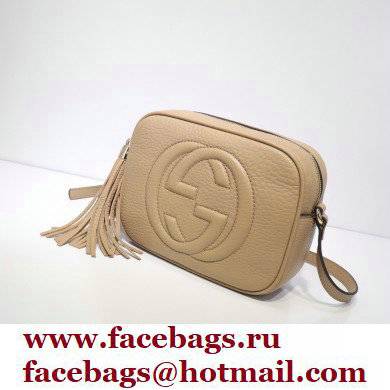 Gucci Soho Small Leather Disco Bag 308364 Beige