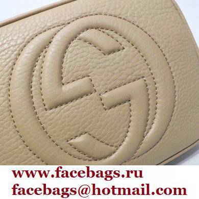 Gucci Soho Small Leather Disco Bag 308364 Beige