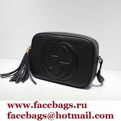 Gucci Soho Small Leather Disco Bag 308364 Black