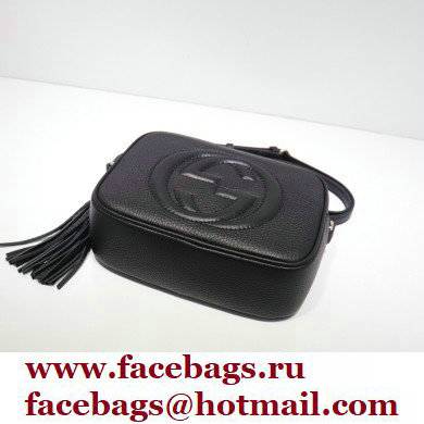 Gucci Soho Small Leather Disco Bag 308364 Black