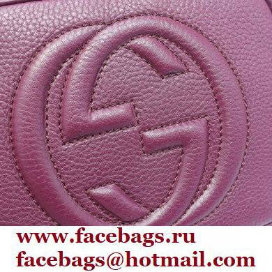 Gucci Soho Small Leather Disco Bag 308364 Burgundy