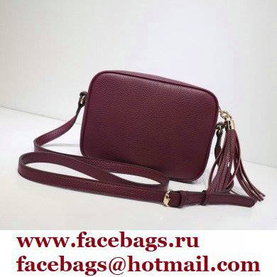 Gucci Soho Small Leather Disco Bag 308364 Burgundy