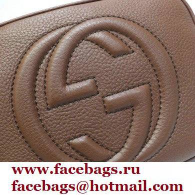 Gucci Soho Small Leather Disco Bag 308364 Coffee