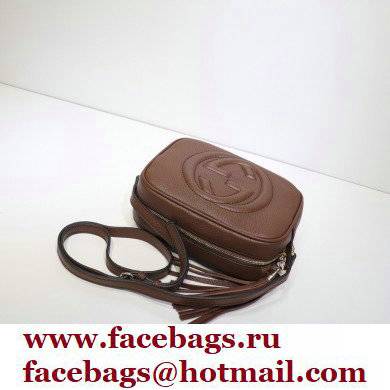 Gucci Soho Small Leather Disco Bag 308364 Coffee