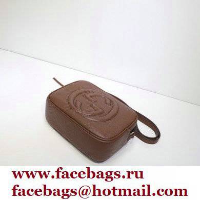 Gucci Soho Small Leather Disco Bag 308364 Coffee