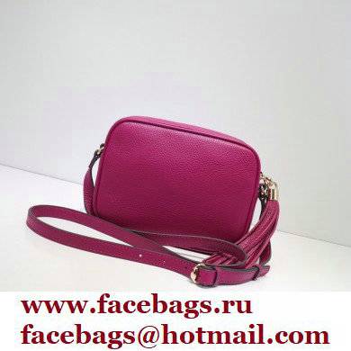 Gucci Soho Small Leather Disco Bag 308364 Fuchsia