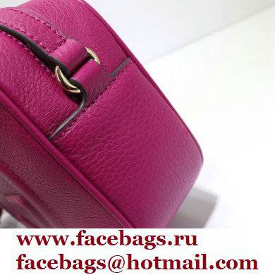 Gucci Soho Small Leather Disco Bag 308364 Fuchsia