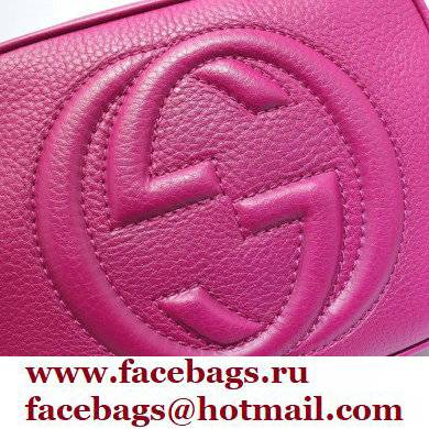 Gucci Soho Small Leather Disco Bag 308364 Fuchsia