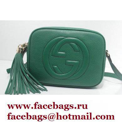 Gucci Soho Small Leather Disco Bag 308364 Green