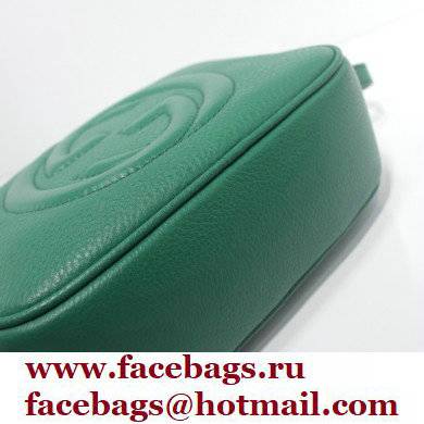 Gucci Soho Small Leather Disco Bag 308364 Green