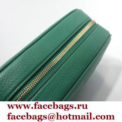 Gucci Soho Small Leather Disco Bag 308364 Green