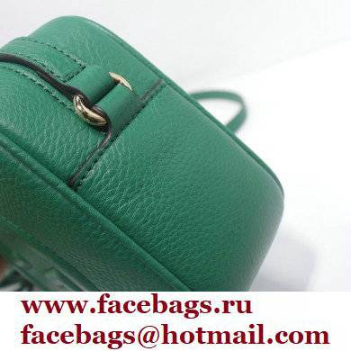 Gucci Soho Small Leather Disco Bag 308364 Green