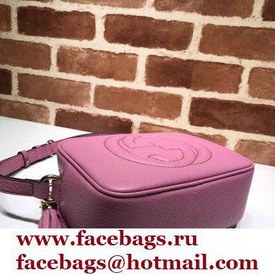 Gucci Soho Small Leather Disco Bag 308364 Pink