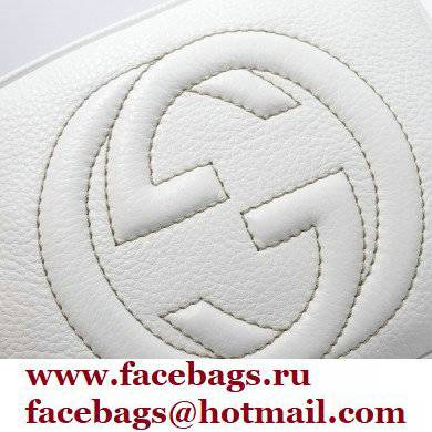 Gucci Soho Small Leather Disco Bag 308364 White