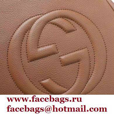 Gucci Soho Tassel Leather Shoulder Bag 282309 Brown