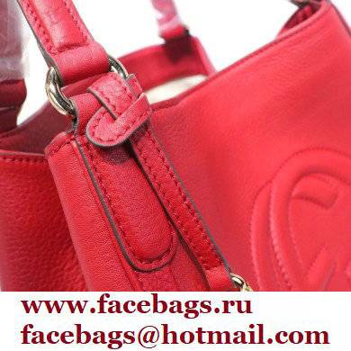 Gucci Soho Tassel Leather Shoulder Bag 282309 Red