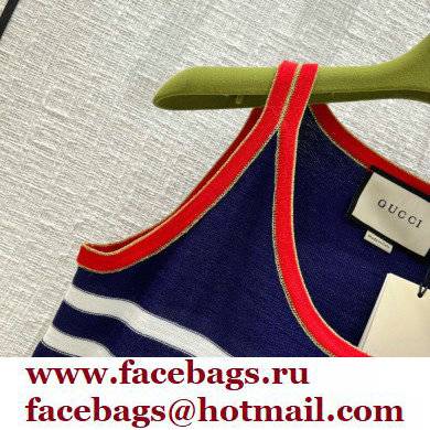 Gucci Striped cotton tank top 2022