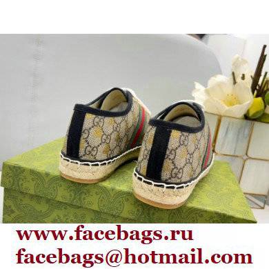 Gucci maxi GG Canvas Espadrilles Bee Beige with Web 2022