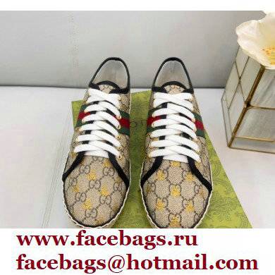 Gucci maxi GG Canvas Espadrilles Bee Beige with Web 2022